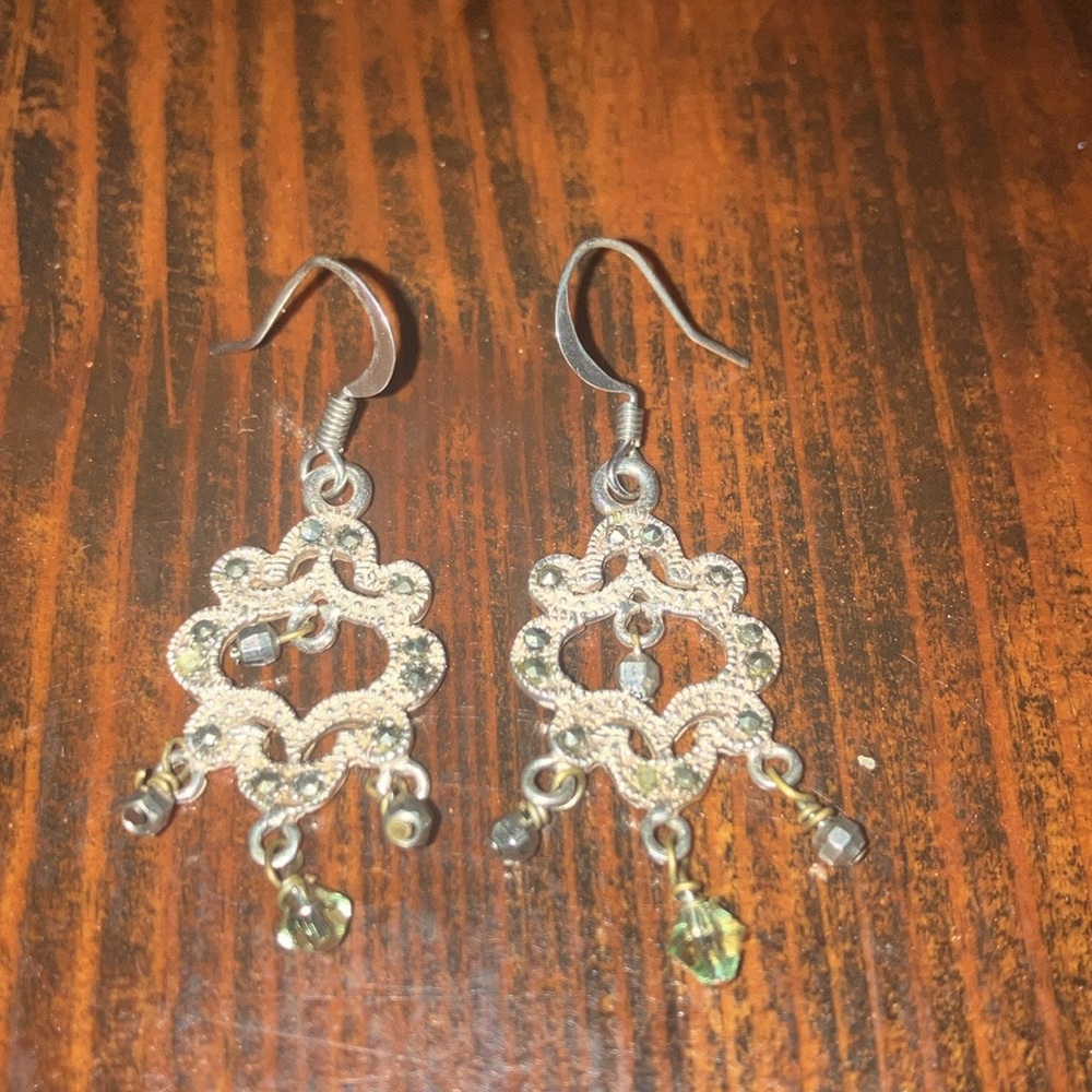 Elegant Silver Dangle Earrings